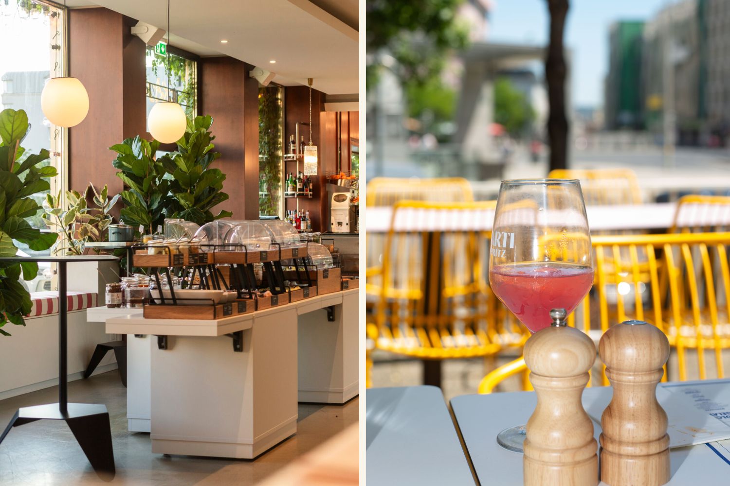 Hotel Daniel Graz Restaurant und Terrasse