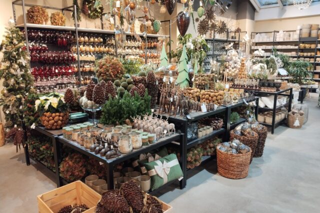 Salon Verde weihnachtlich geschmückt