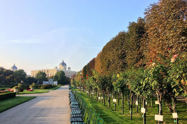 Volksgarten Wien Herbst