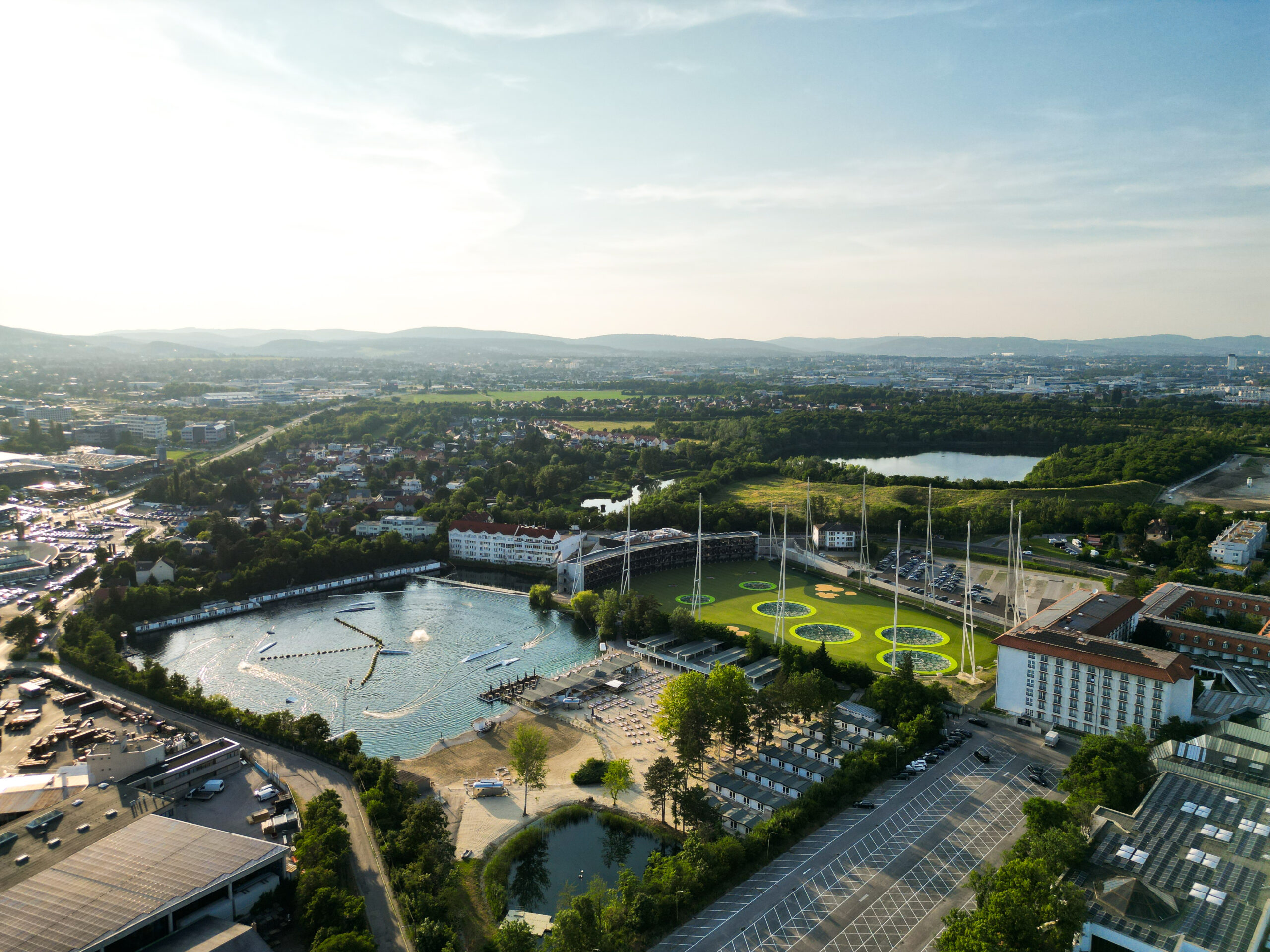 Togolf Wien Anlage von oben