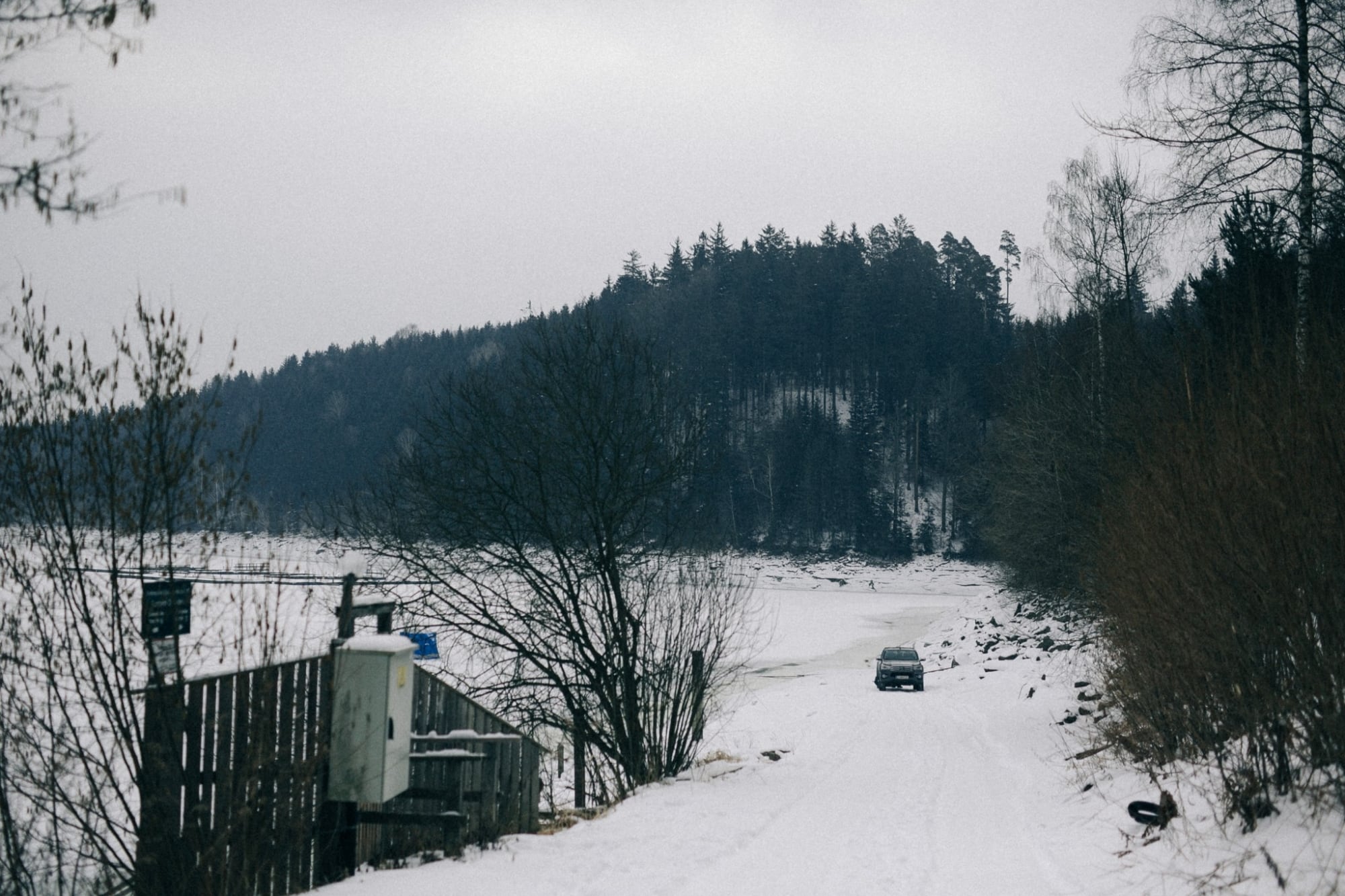 Eisfischen: Ottensteiner Stausee