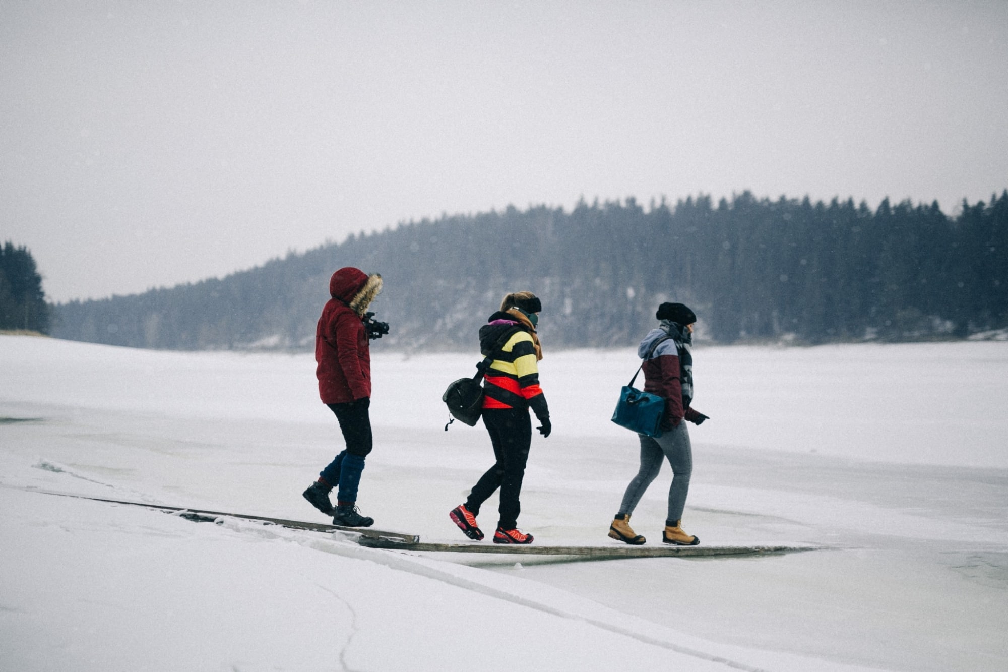 Eisfischen in Österreich: Ottensteiner Stausee