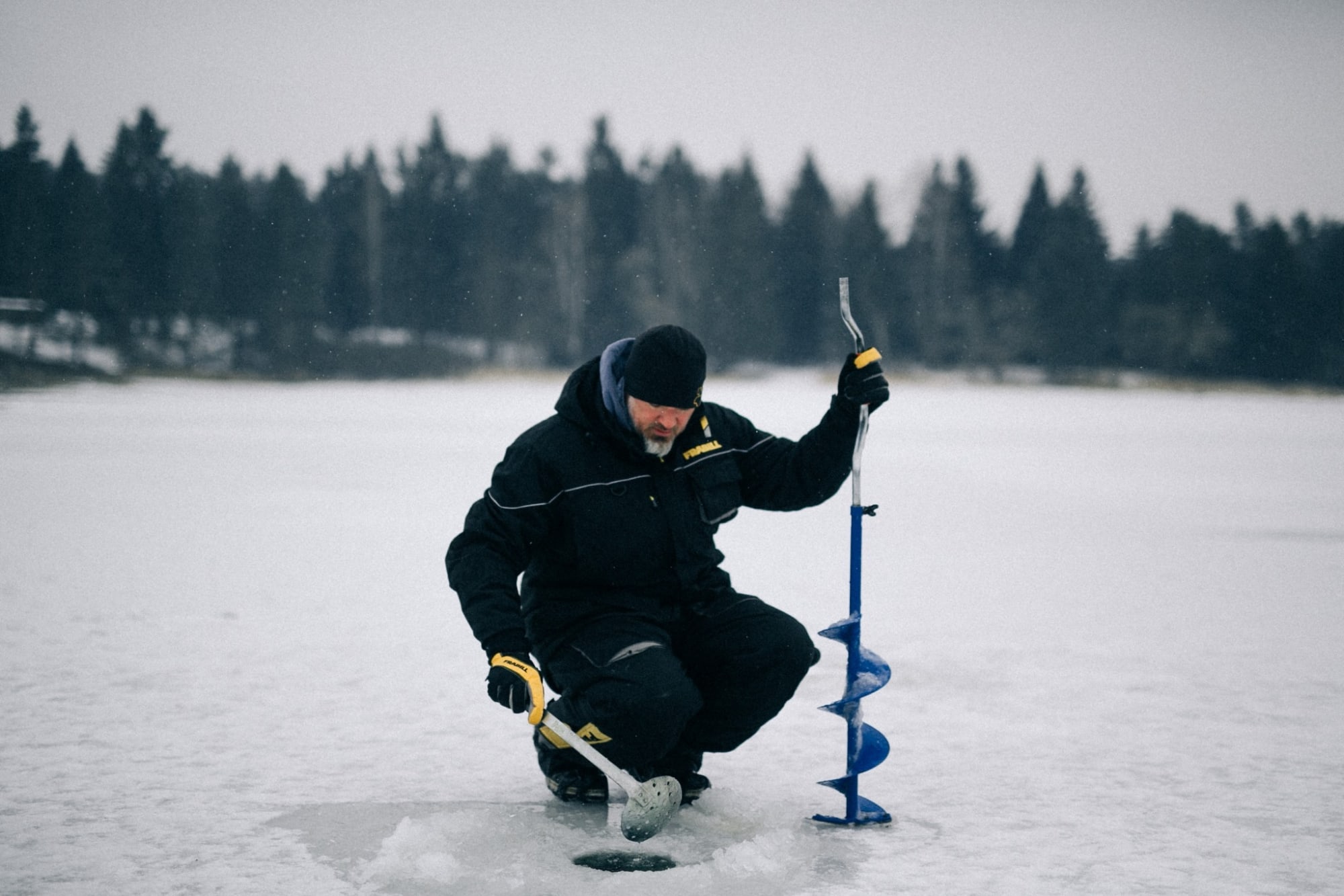 Eisfischen Österreich: Bernhard Berger Ottenstein