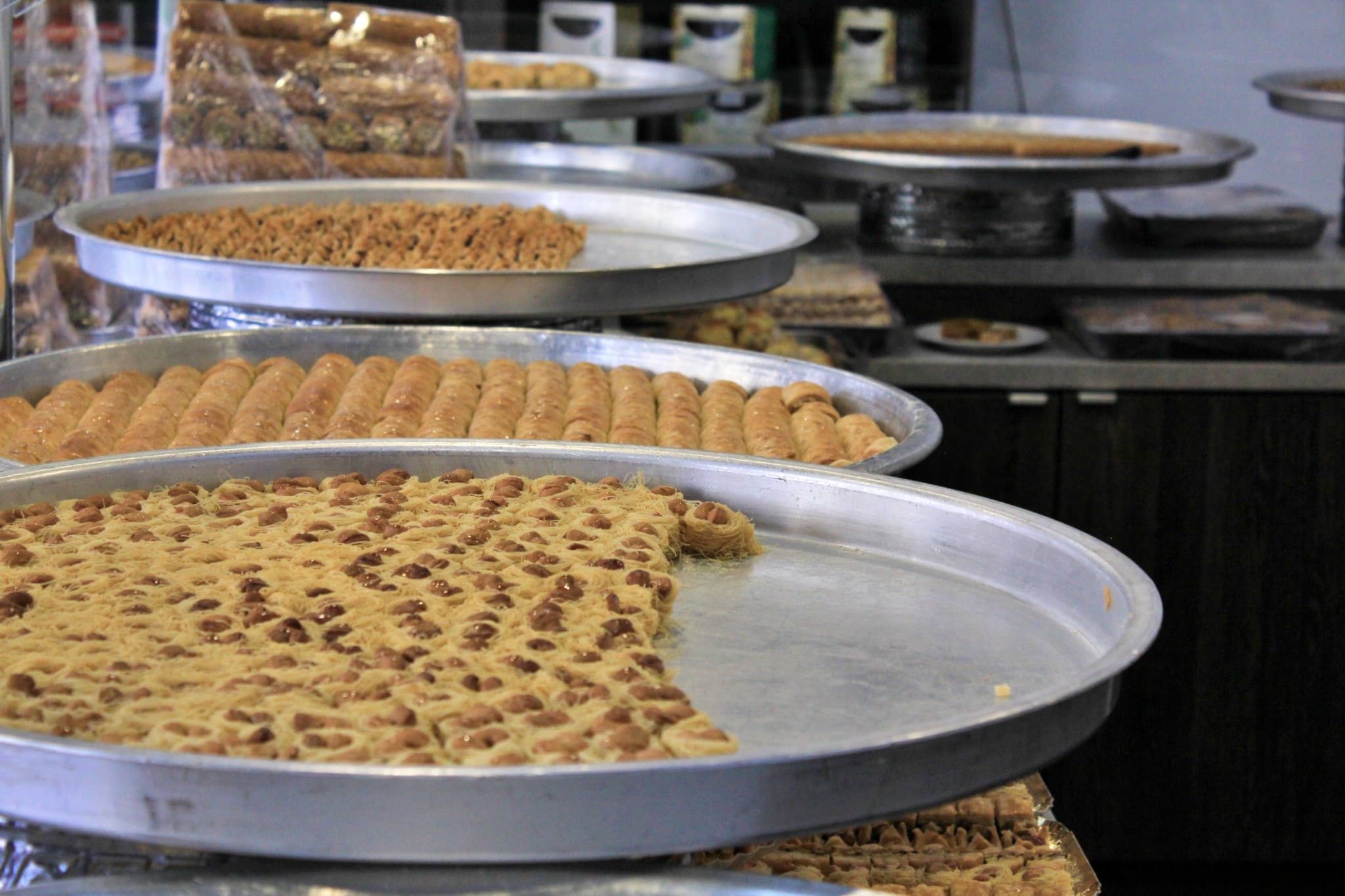 Tabletts voller Baklawa