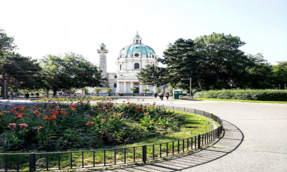 Karlsplatz Karlskirche Resslpark 4. Bezirk Wien