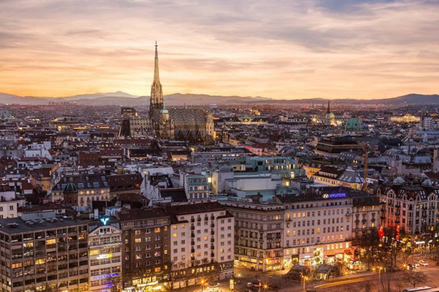 Das Loft Aussicht Wien Rooftop Bar Restaurant