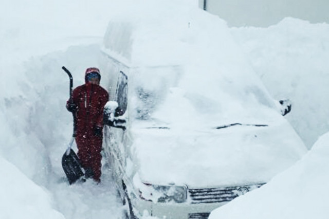 Eingeschneit Österreich