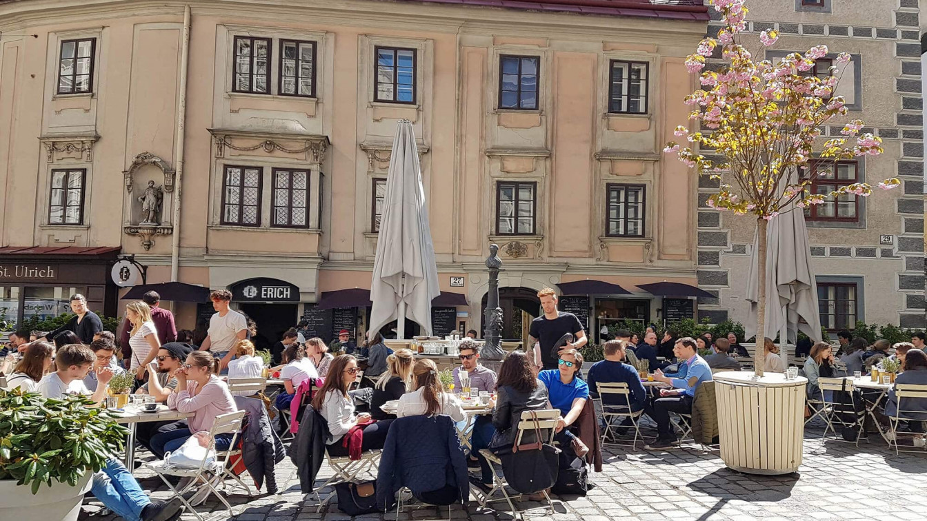 frühstücken in der sonne in wien