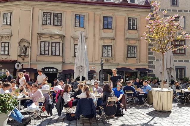 frühstücken in der sonne in wien
