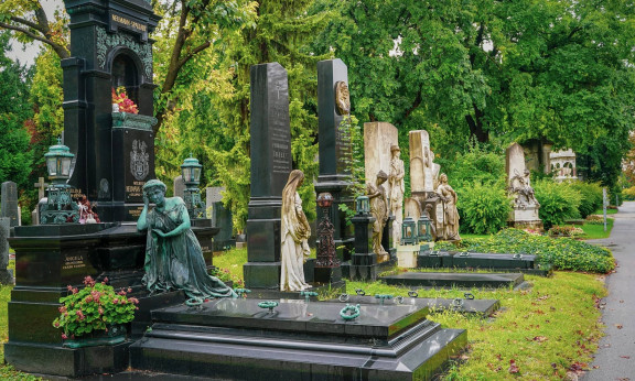Zentralfriedhof spazieren