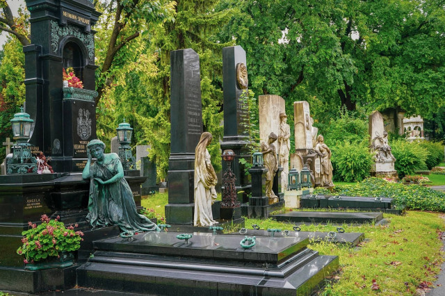 Zentralfriedhof spazieren